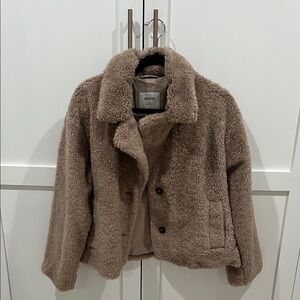 Hollister Tan Fleece Jacket